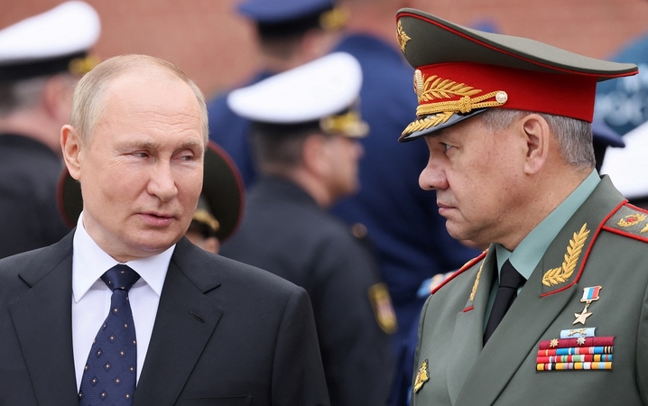 Vladimiras Putinas ir Sergejus Šoigu