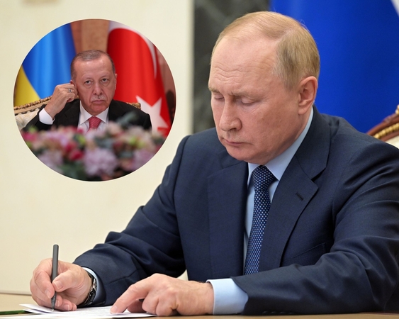 Recepas Tayyipas Erdoganas ir Vladimiras Putinas