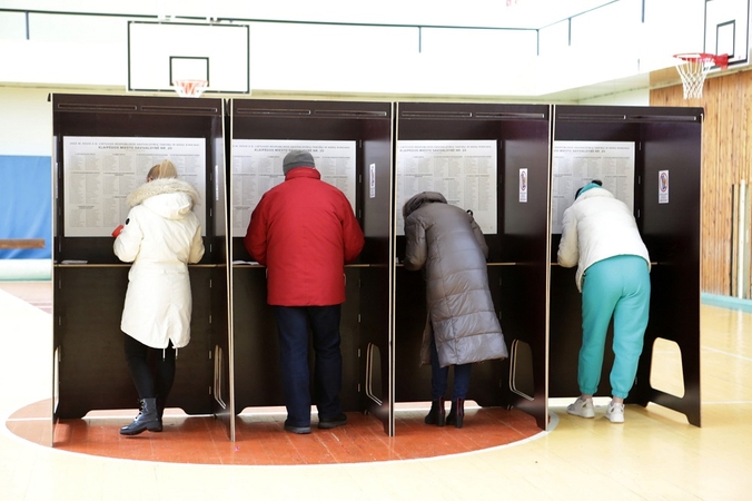 Rinkimai Klaipėdoje: dėl neblaivaus rinkėjo kviesta policija, didesnių incidentų nefiksuota