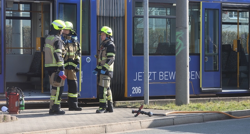 Vokietijoje sulaikytas vyras: įtariama, kad tramvajuje padegė savo žmoną