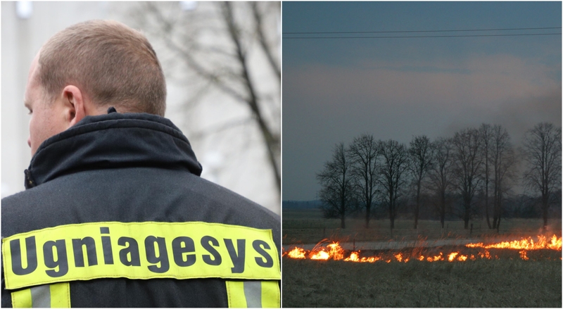 PAGD vadovas: gaisrų atvirose teritorijose mažėja, tačiau daugėja žuvusiųjų namuose