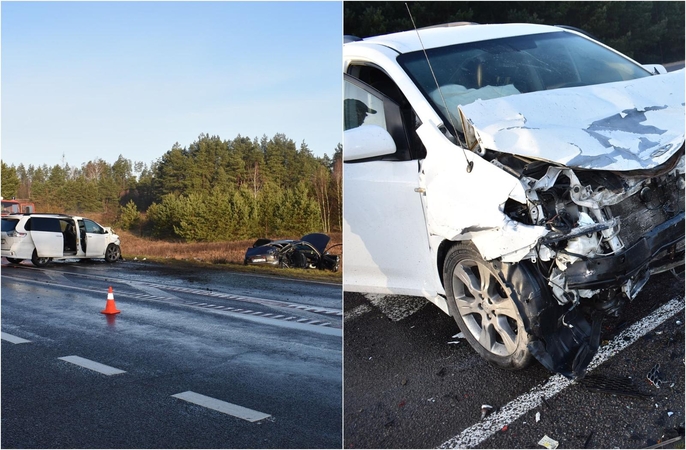 Varėnos rajone susidūrus automobiliams žuvo moteris: vienas vairuotojas – neblaivus