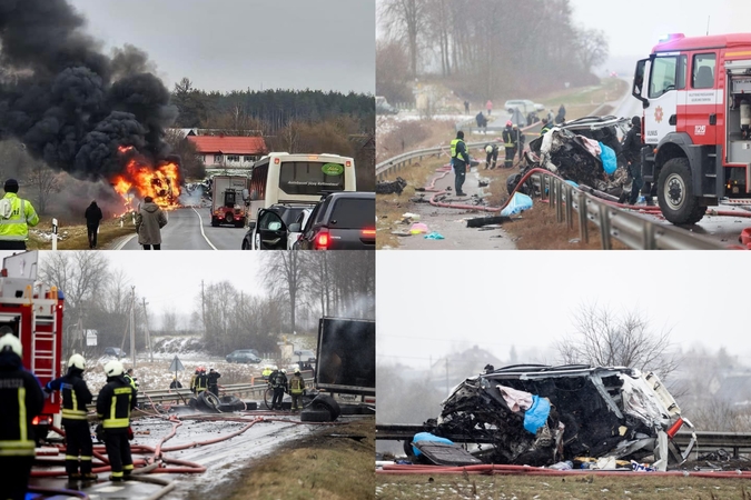 Aiškėja, dėl ko įvyko dvi gyvybes nusinešusi avarija Vilniaus rajone