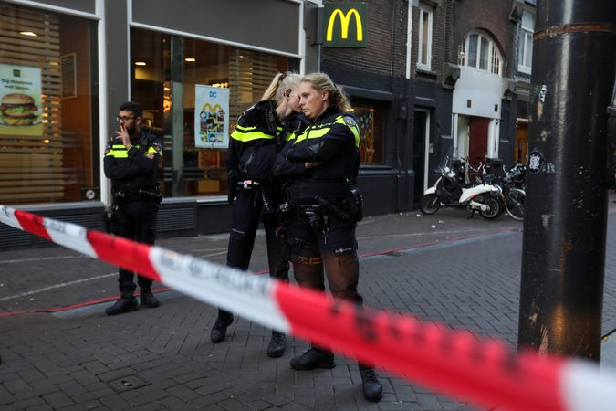Amsterdamo centre pašautas apie nusikaltimus rašantis olandų žurnalistas