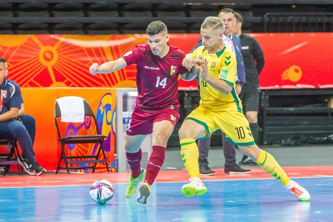 Pasaulio čempionato starte Lietuvos salės futbolo rinktinė patyrė apmaudžią nesėkmę
