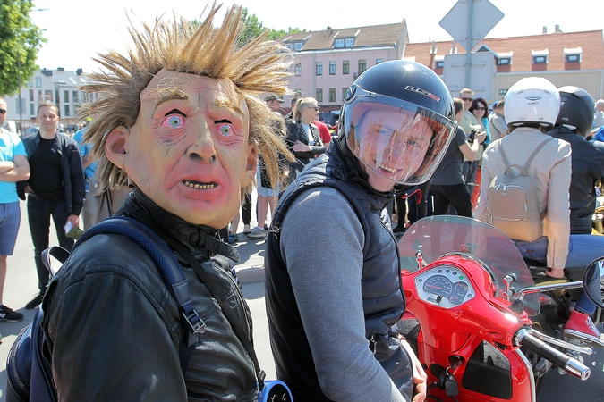 Kauno senamiestį sudrebino šimtai motociklų