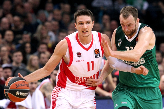 „Žalgiris“ neprilygo „Baskonia“ krepšininkams