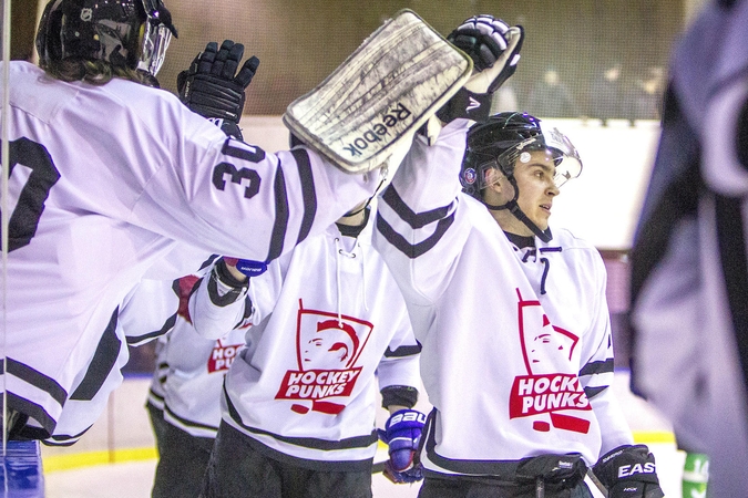 Lietuvos ledo ritulio lygos pusfinalis prasidėjo „Hockey Punks“ pergale Kaune