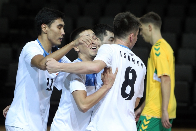Lietuvos salės futbolo rinktinė pralaimėjo Kirgizijai