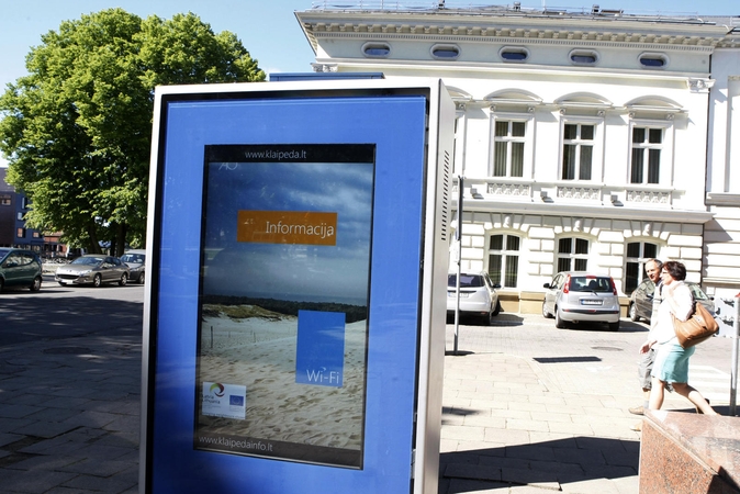Klaipėdoje pradės veikti išmanieji stendai