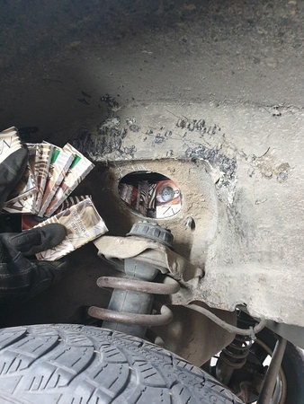 Baltarusio automobilyje – daugiau nei 1000 nelegalių cigarečių pakelių
