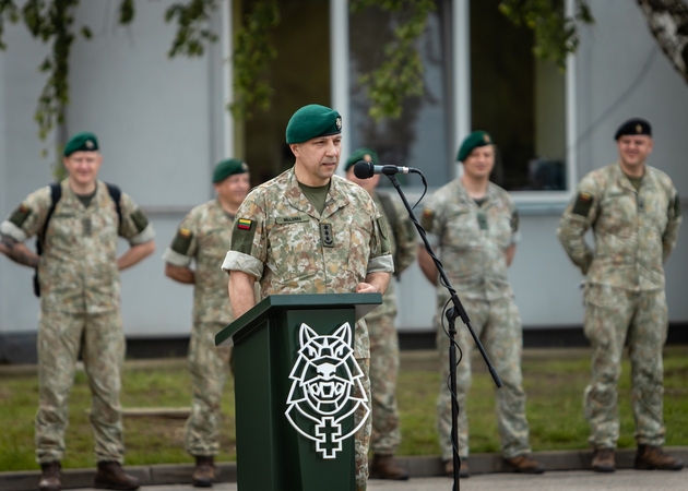 „Geležinio Vilko“ brigadai vadovauti pradeda pulkininkas Darius Meilūnas