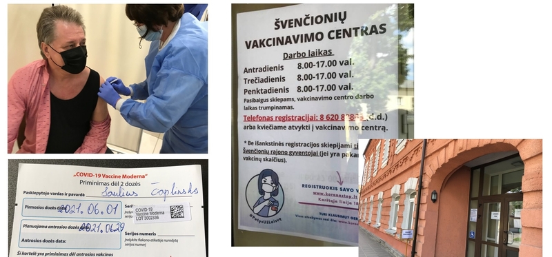 S. Čaplinskas nuo COVID-19 pasiskiepijo Švenčionyse: laukiau, kada bus galimybė pasirinkti vakciną