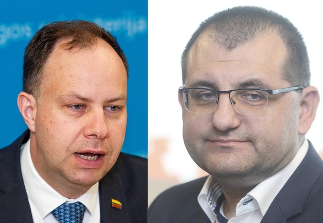 Aurelijus Veryga (kairėje) ir Vytautas Kasiulevičius