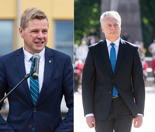 Remigijus Šimašius (kairėje) ir Gitanas Nausėda
