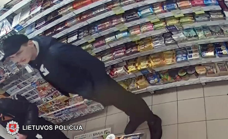 Pareigūnai prašo visuomenės pagalbos: gal atpažįstate vaizdo kamerų užfiksuotą vyrą? 