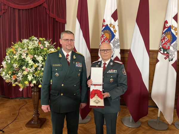 VSAT vadas R. Liubajevas apdovanotas Latvijos valstybiniu apdovanojimu