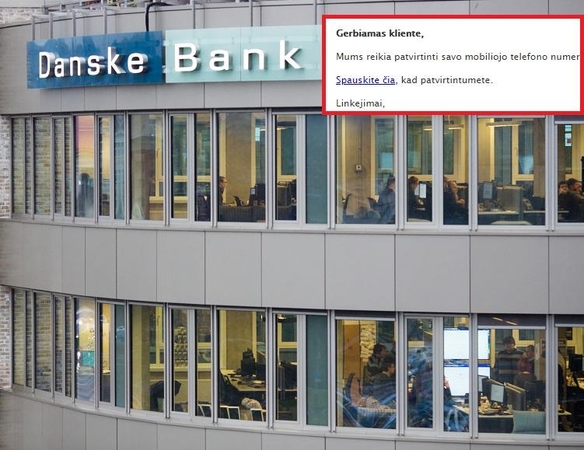 Sukčiai ir toliau bando pralobti: šį kartą nusitaikė į banko klientus