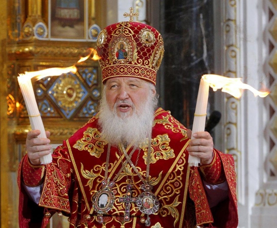 Patriarchas Kirilas dėl Ukrainos Bažnyčios kreipiasi į popiežių ir JT
