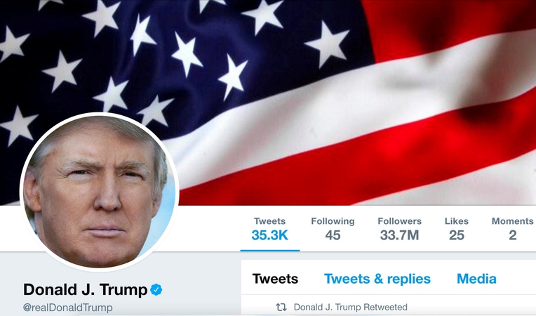 Atleidžiamo „Twitter“ darbuotojo pokštas: išjungė D. Trumpo paskyrą
