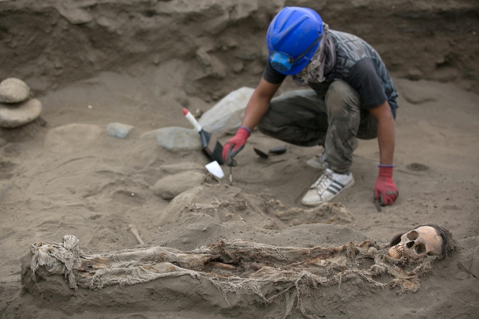 Peru atrasta nauja masinė paaukotų vaikų kapavietė