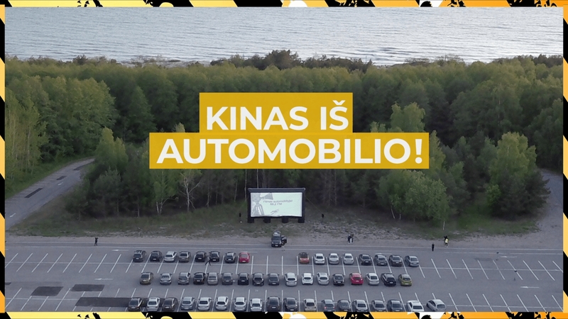 Penktadienį Klaipėdos pajūryje startuoja „Drive-in“ kinas