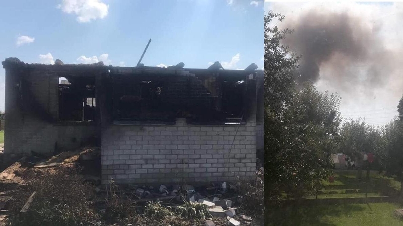 Moteris nesulaiko ašarų: liepsnos prarijo visą užgyventą turtą