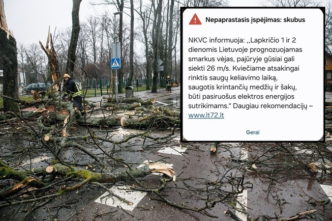 Perspėja: atkeliauja pirmoji rudeninė audra (papildyta)