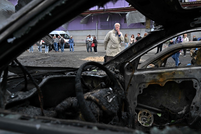 Karas Ukrainoje: 101 susidūrimas fronte, kova tebevyksta aštuoniuose sektoriuose