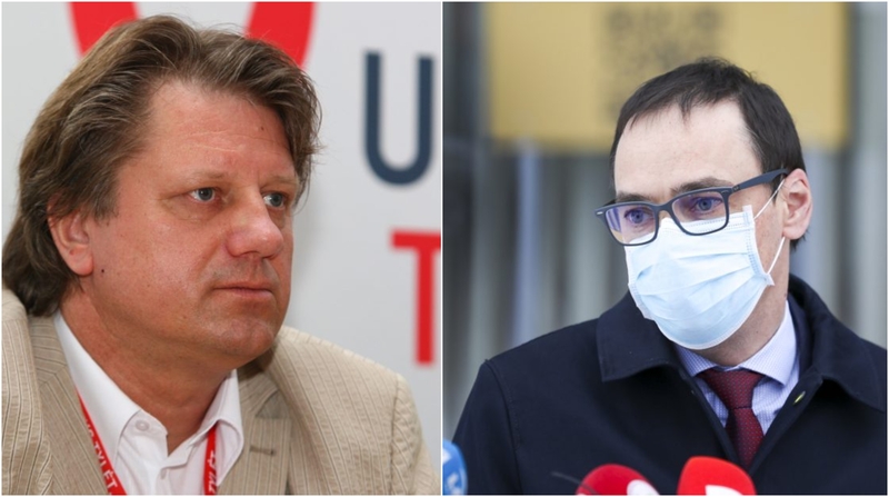 Saulius Čaplinskas (kairėje) ir Robertas Petraitis