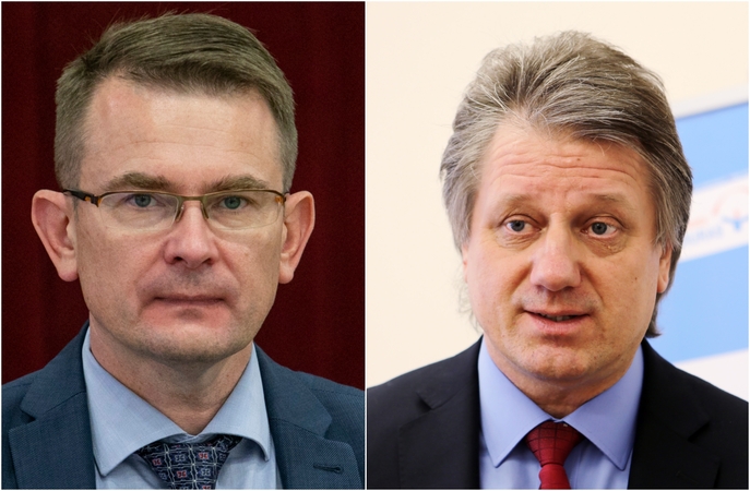 Arūnas Dulkys (kairėje) ir Saulius Čaplinskas