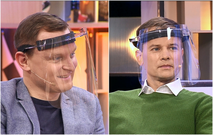 Liudas Mikalauskas (kairėje) ir Nerijus Juška