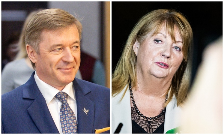 Ramūnas Karbauskis ir Vilija Blinkevičiūtė