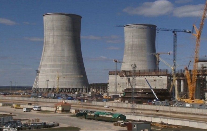 Baltarusija tikisi branduolinio kuro pirmajam Astravo AE reaktoriui sulaukti lapkritį