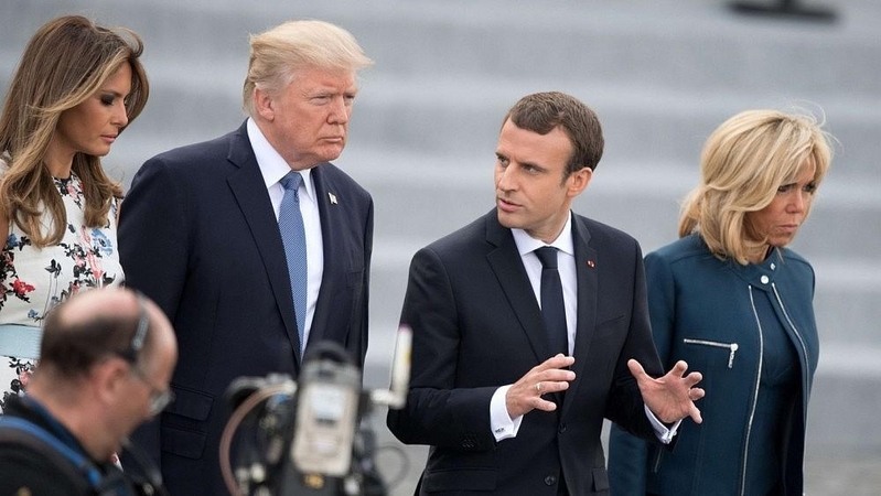 E. Macronas prieš susitikimą su D. Trumpu: po karo mums reikės sukurti naują Siriją