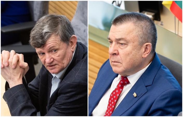 Sergejus Jovaiša (kairėje) ir Antanas Matulas