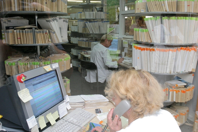 Per gripo epidemiją nedarbingumo pažymėjimą galima rezervuoti ir telefonu