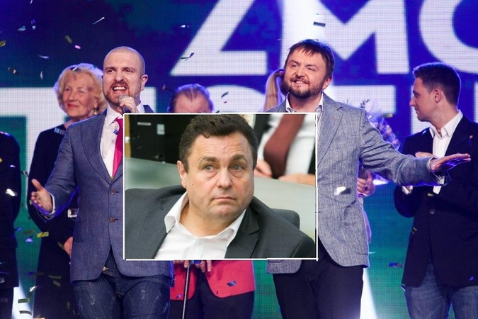 Deivydas Zvonkus (kairėje), Petras Gražulis, Stano