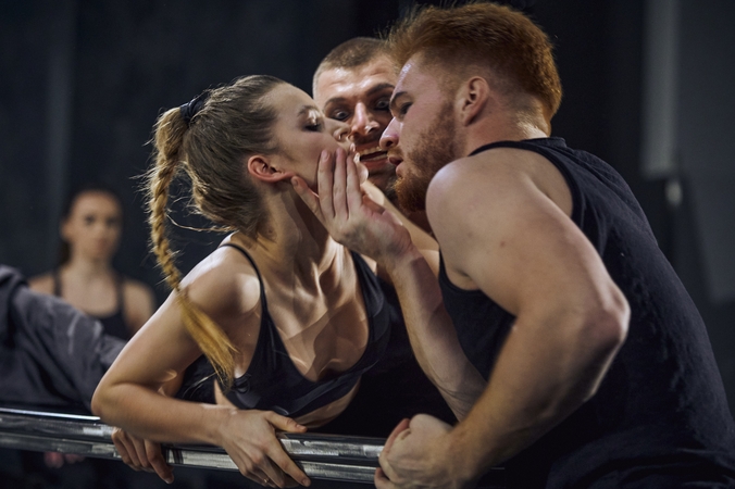 Scena iš lenkų režisieriaus G. Bralo „Andronicus-Synecdoche“.