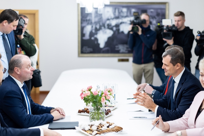 S. Skvernelis po susitikimo su socialdemokratais: aiškiai, tiesiai šviesiai, lietuviškai