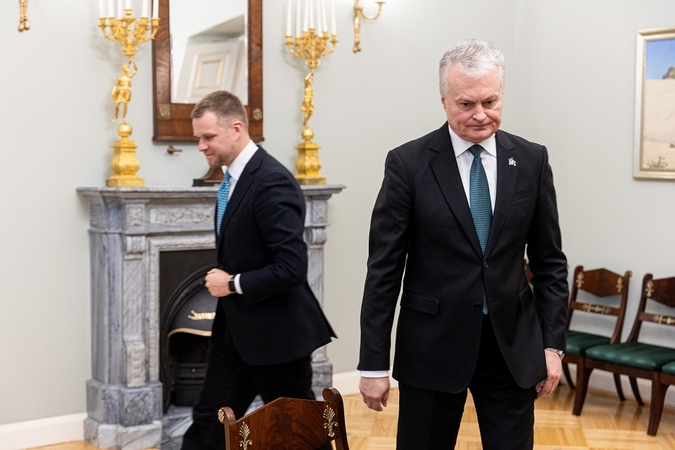 Gabrielius Landsbergis ir Gitanas Nausėda