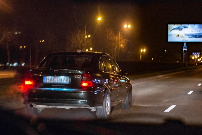 Naktį Klaipėdoje – nelegalių taksi šou