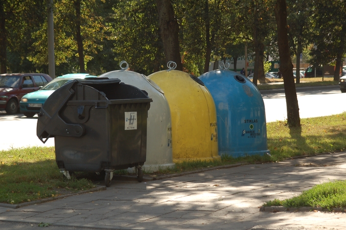 Panevėžyje prie konteinerių rasti 42 šaudmenys