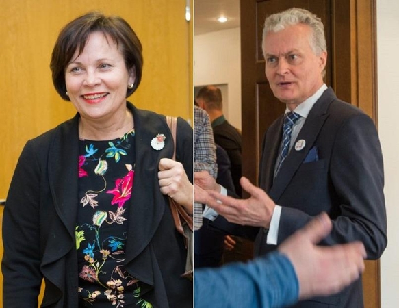 Rasa Juknevičienė ir Gitanas Nausėda