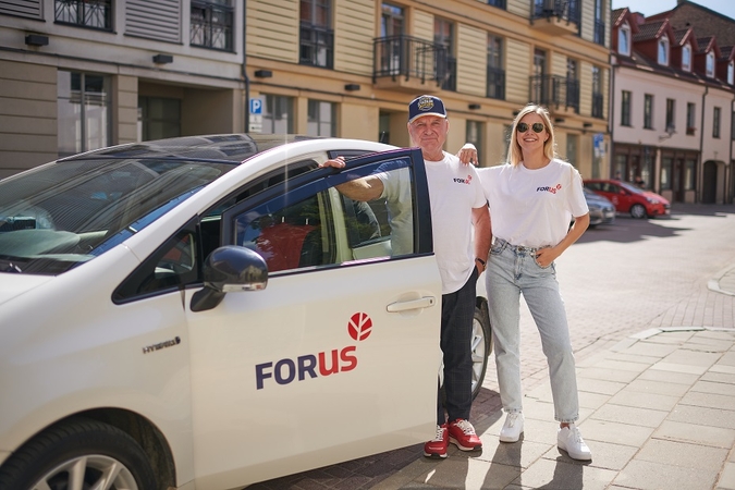 Naujoji pavežėjimo platforma „Forus“ auga žaibišku greičiu: automobilių skaičius išaugo dvigubai