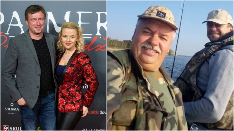 Marius ir Renata Jampolskiai ir Viktoras Uzialko
