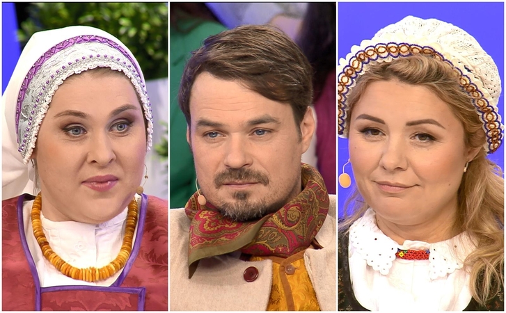 Dovilė Filmanavičiūtė (kairėje), Leonardas Pobedonoscevas, Beata Nicholson