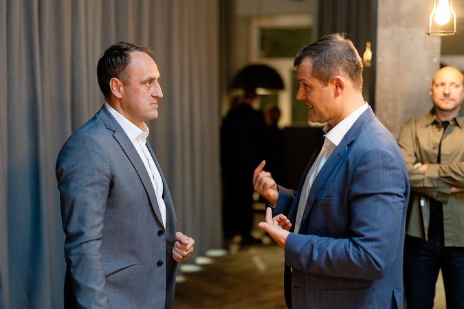 Nerijus Cesiulis (kairėje) ir Gintautas Paluckas