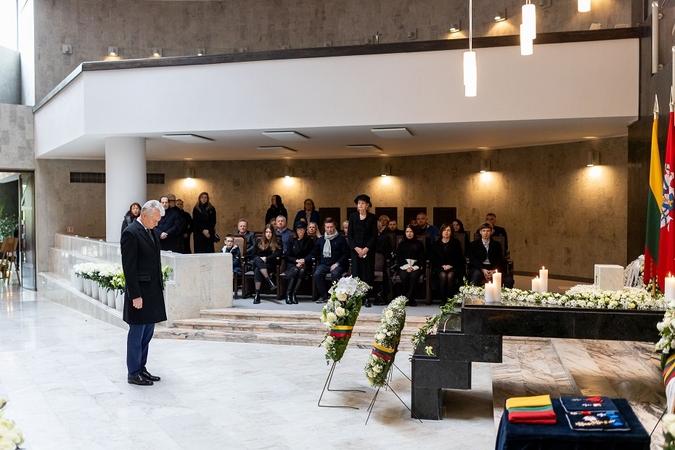 G. Nausėda atvyko atsisveikinti su G. Kirkilu: jis buvo politikas gerąja to žodžio prasme