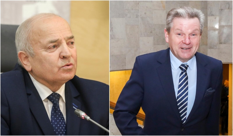 Vytautas Kamblevičius (kairėje) ir Jaroslavas Narkevičius